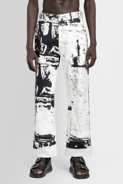 Antonioli ALEXANDER MCQUEEN MAN BLACK&WHITE JEANS