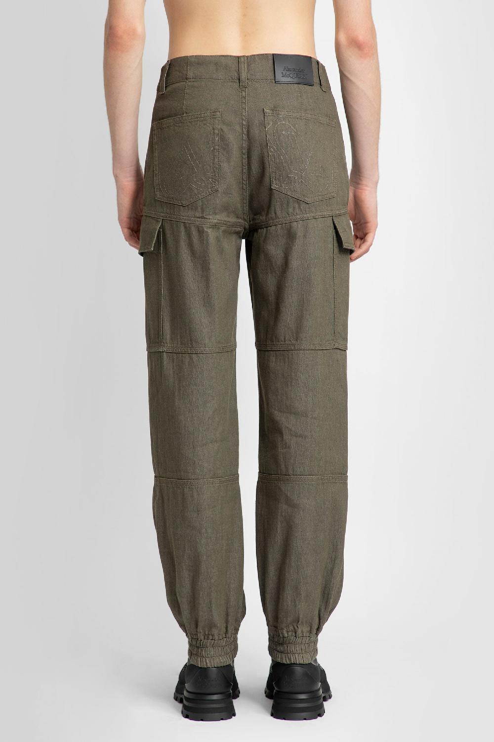 Antonioli ALEXANDER MCQUEEN MAN GREEN JEANS