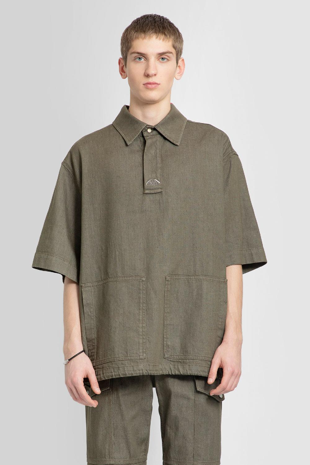Antonioli ALEXANDER MCQUEEN MAN GREEN SHIRTS