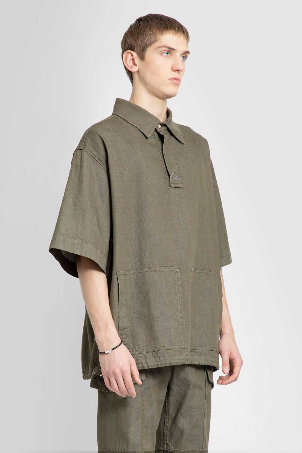 Antonioli ALEXANDER MCQUEEN MAN GREEN SHIRTS