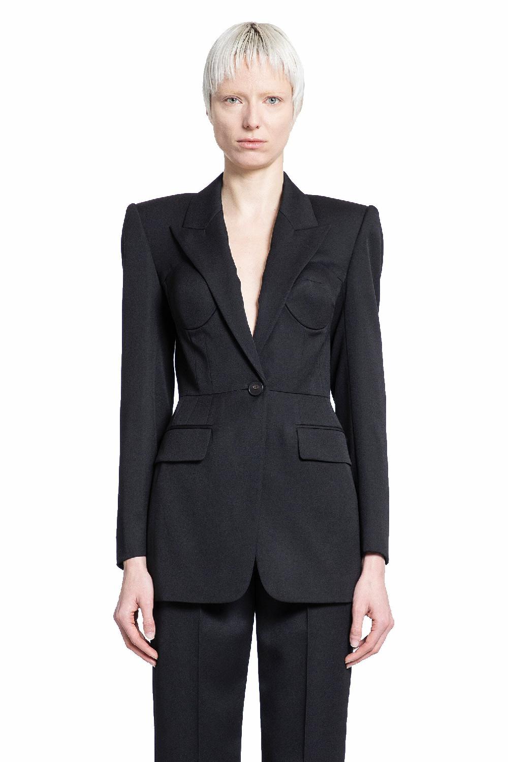 Antonioli ALEXANDER MCQUEEN WOMAN BLACK BLAZERS