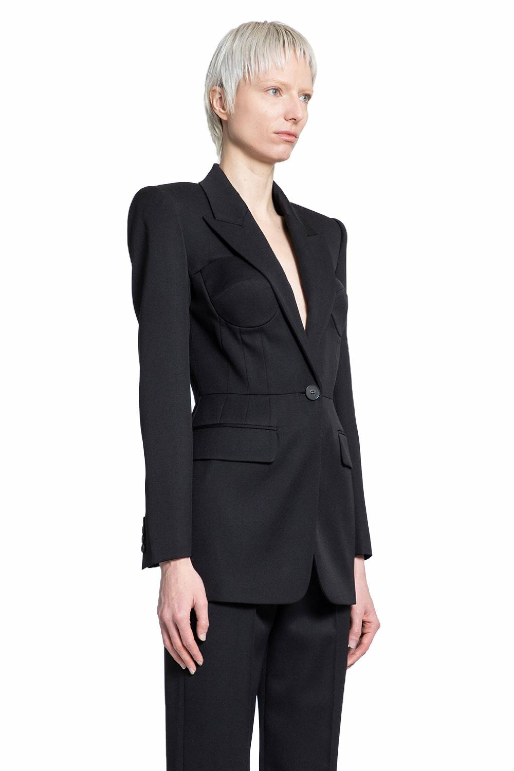 Antonioli ALEXANDER MCQUEEN WOMAN BLACK BLAZERS