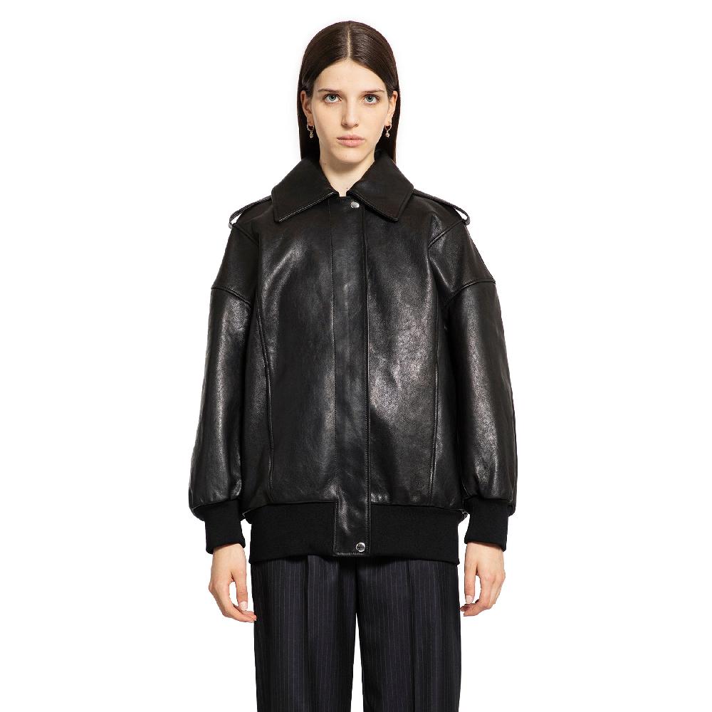 Antonioli ALEXANDER MCQUEEN WOMAN BLACK JACKETS
