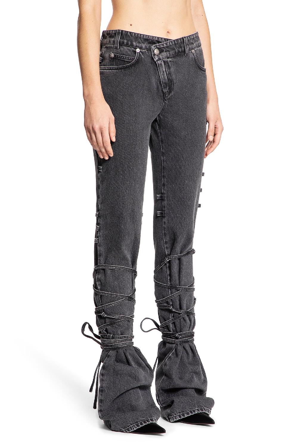 Antonioli ALEXANDER MCQUEEN WOMAN BLACK JEANS