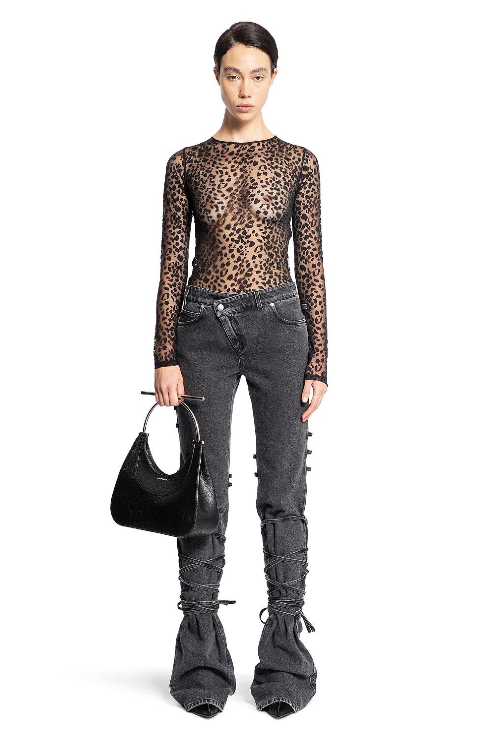 Antonioli ALEXANDER MCQUEEN WOMAN BLACK JEANS