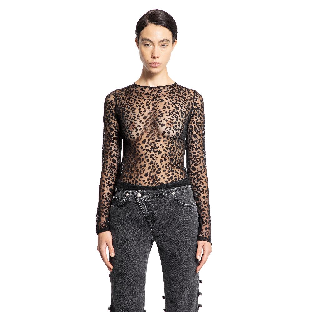 Antonioli ALEXANDER MCQUEEN WOMAN BLACK TOPS