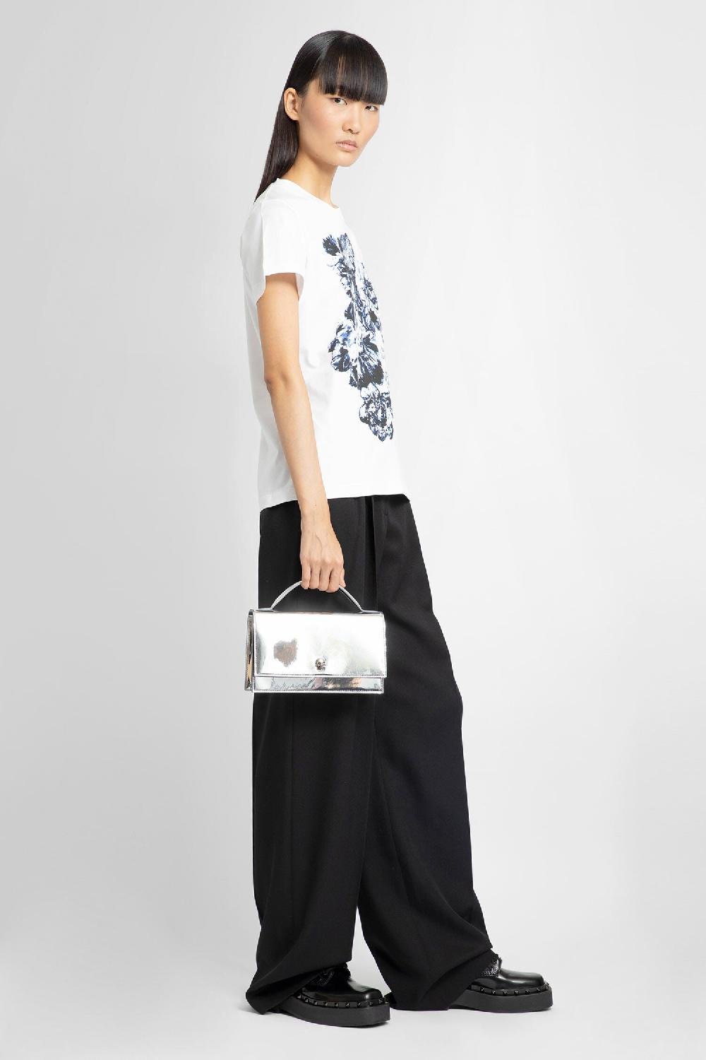 Antonioli ALEXANDER MCQUEEN WOMAN BLACK TROUSERS