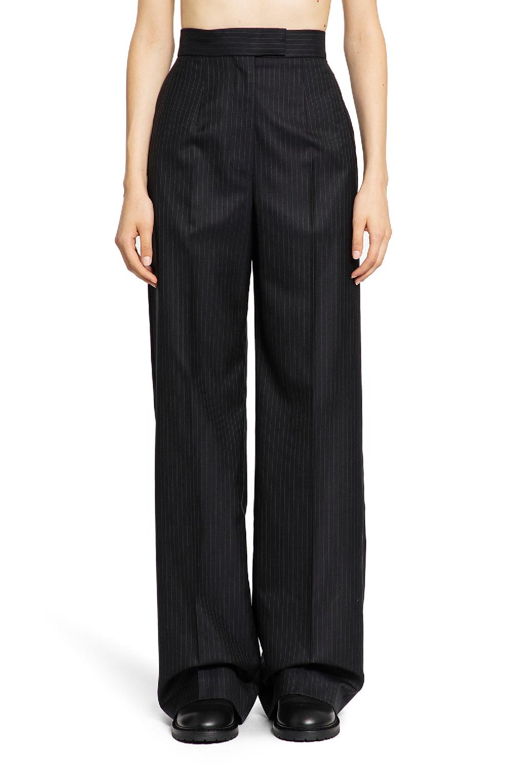 Antonioli ALEXANDER MCQUEEN WOMAN BLUE TROUSERS