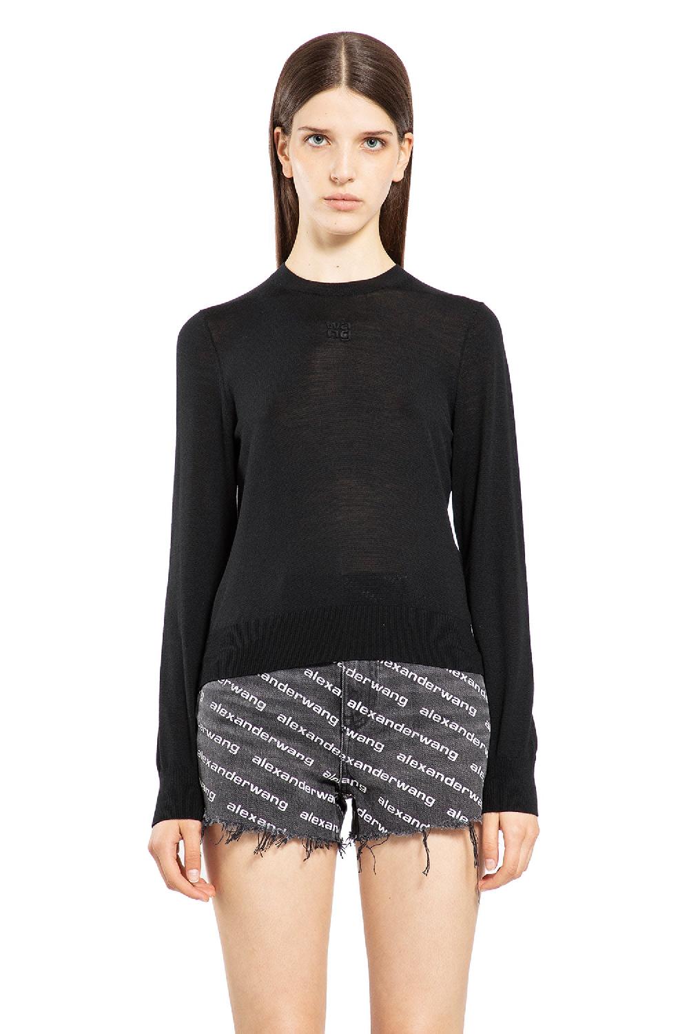 Antonioli ALEXANDER WANG WOMAN BLACK KNITWEAR