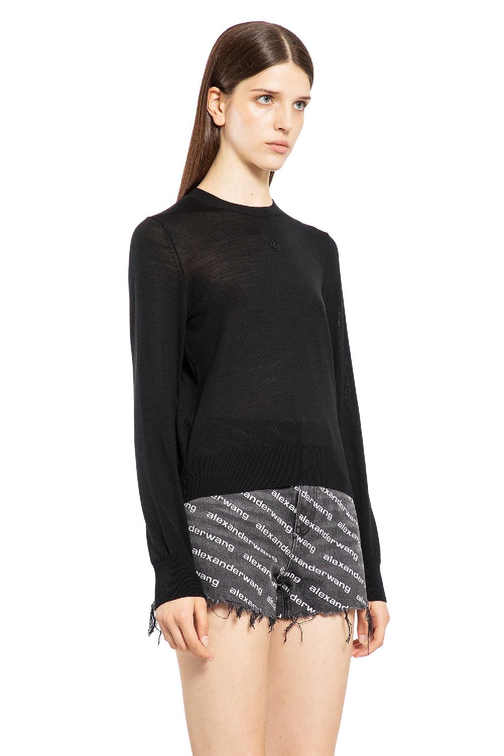 Antonioli ALEXANDER WANG WOMAN BLACK KNITWEAR