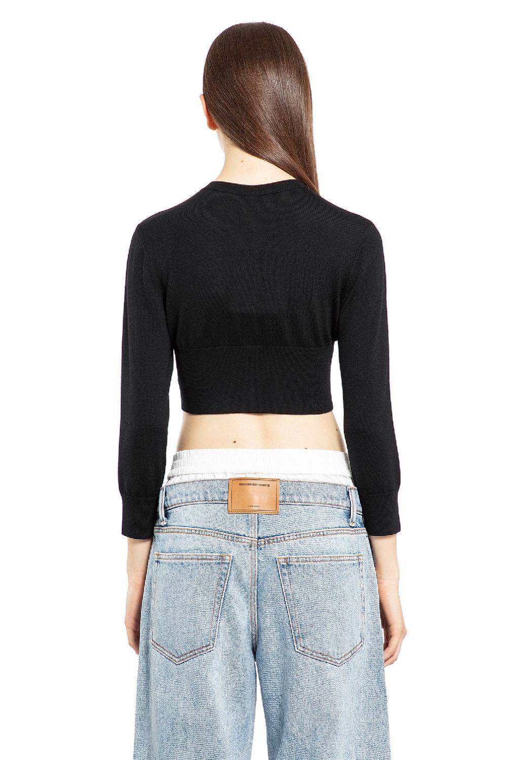 Antonioli ALEXANDER WANG WOMAN BLACK KNITWEAR