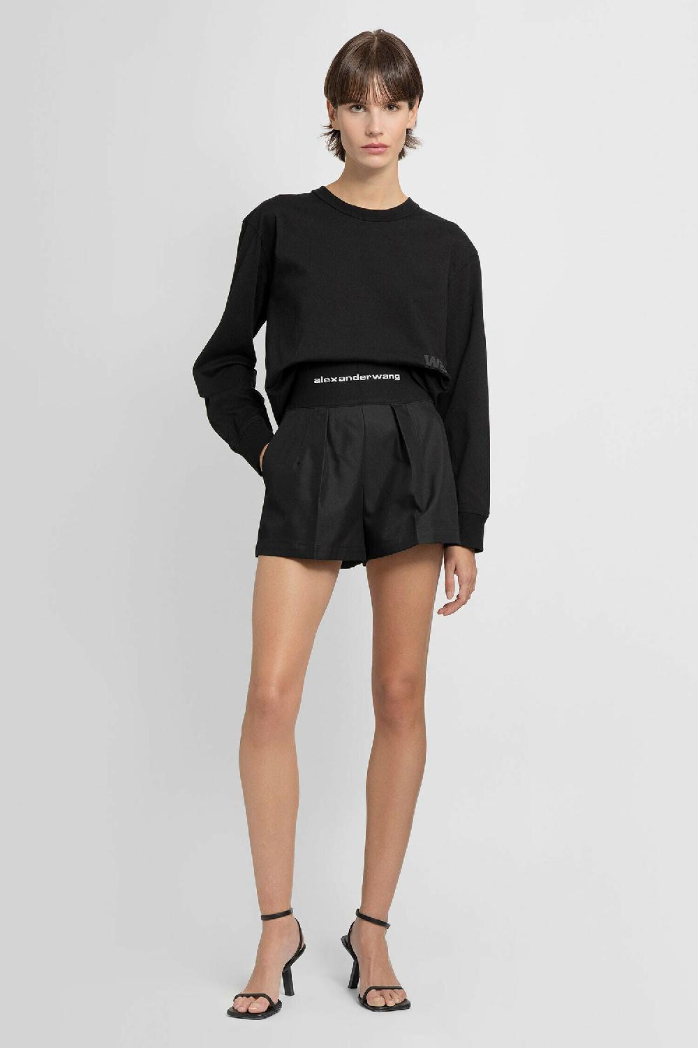 Antonioli ALEXANDER WANG WOMAN BLACK SHORTS