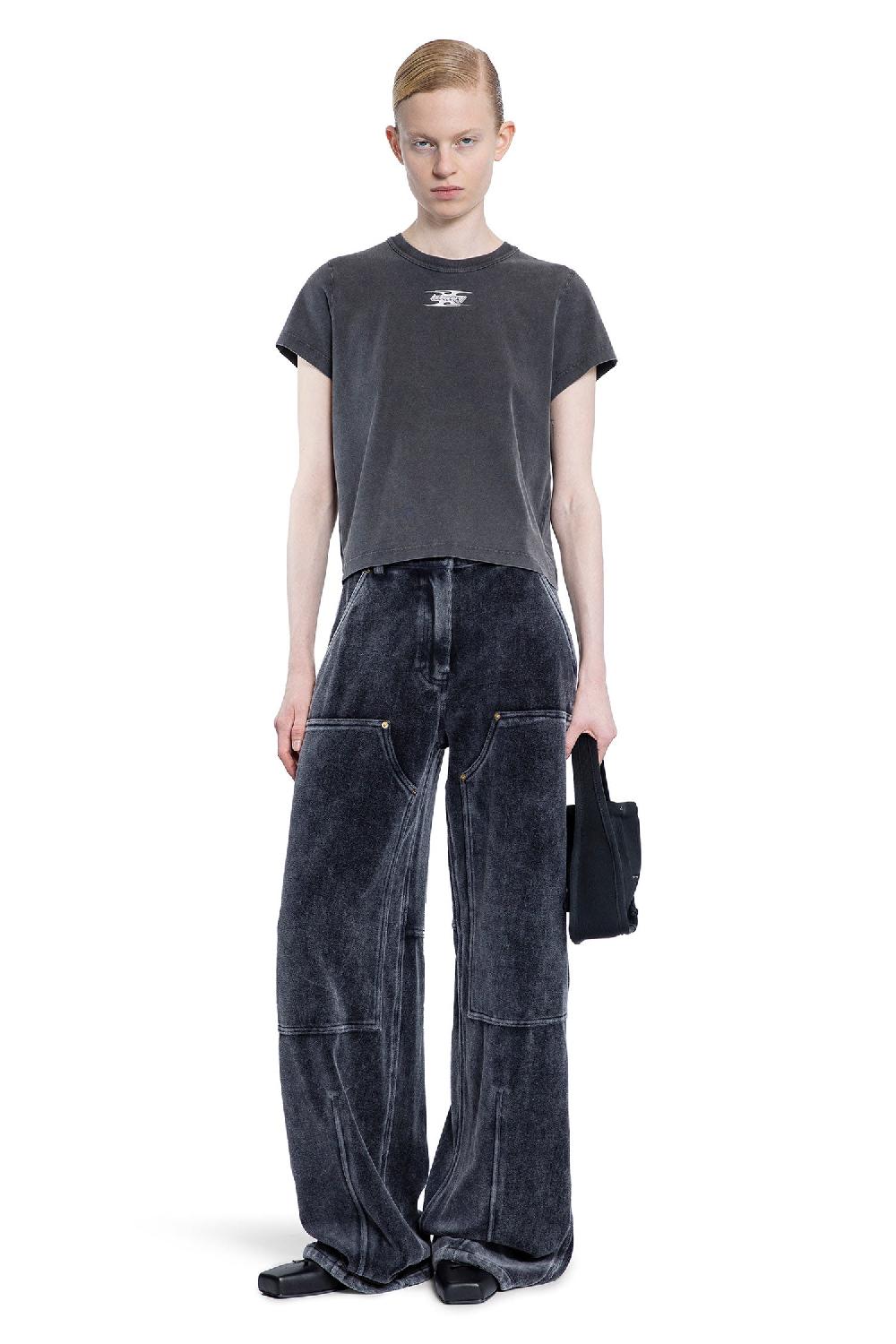 Antonioli ALEXANDER WANG WOMAN GREY TROUSERS