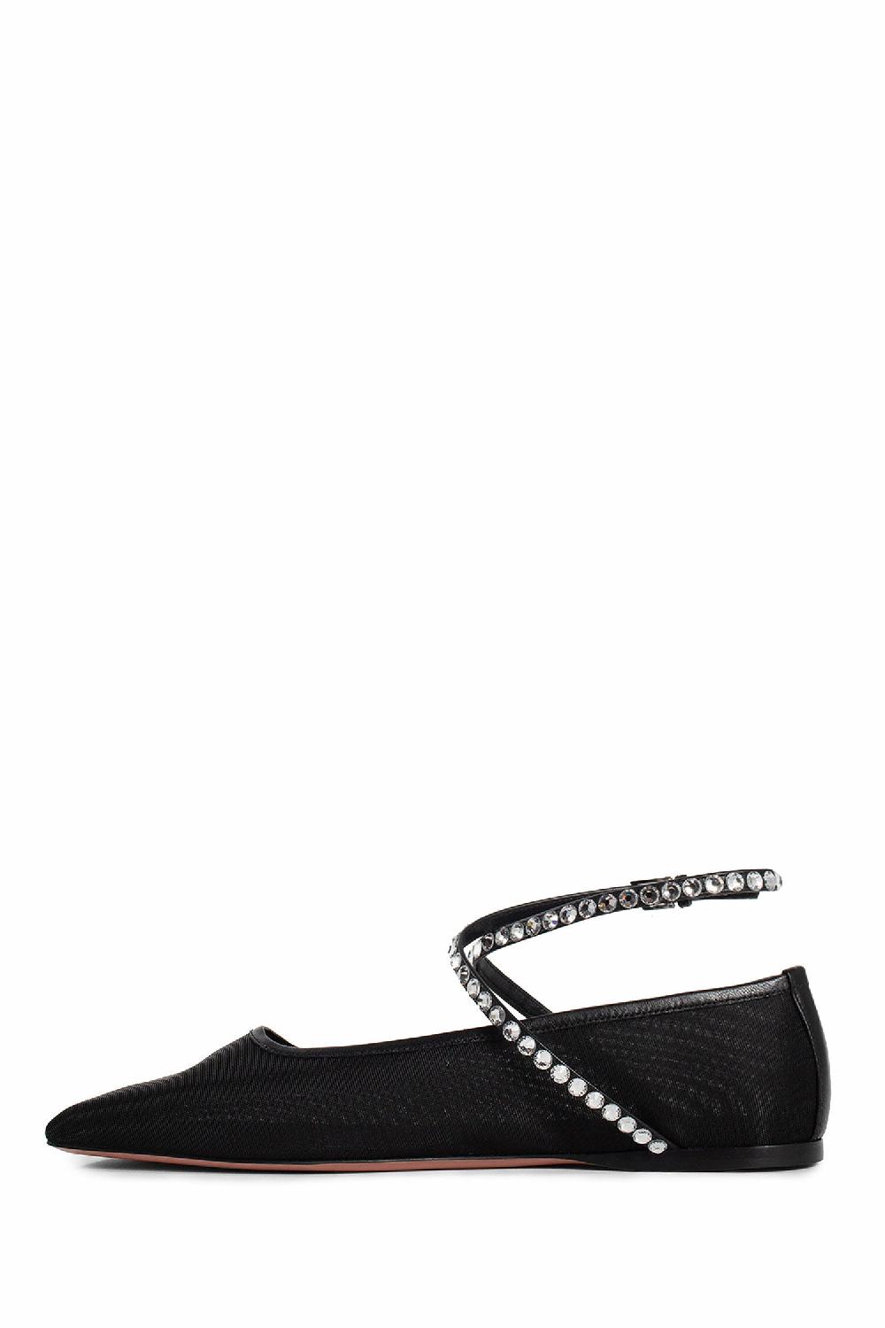 Antonioli AMINA MUADDI WOMAN BLACK FLATS