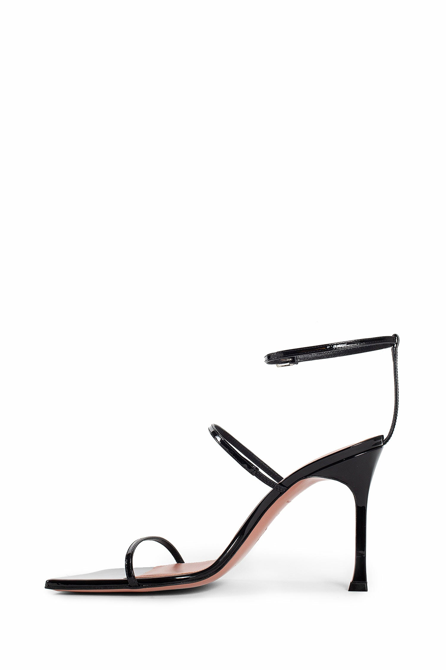 Antonioli AMINA MUADDI WOMAN BLACK SANDALS & SLIDES