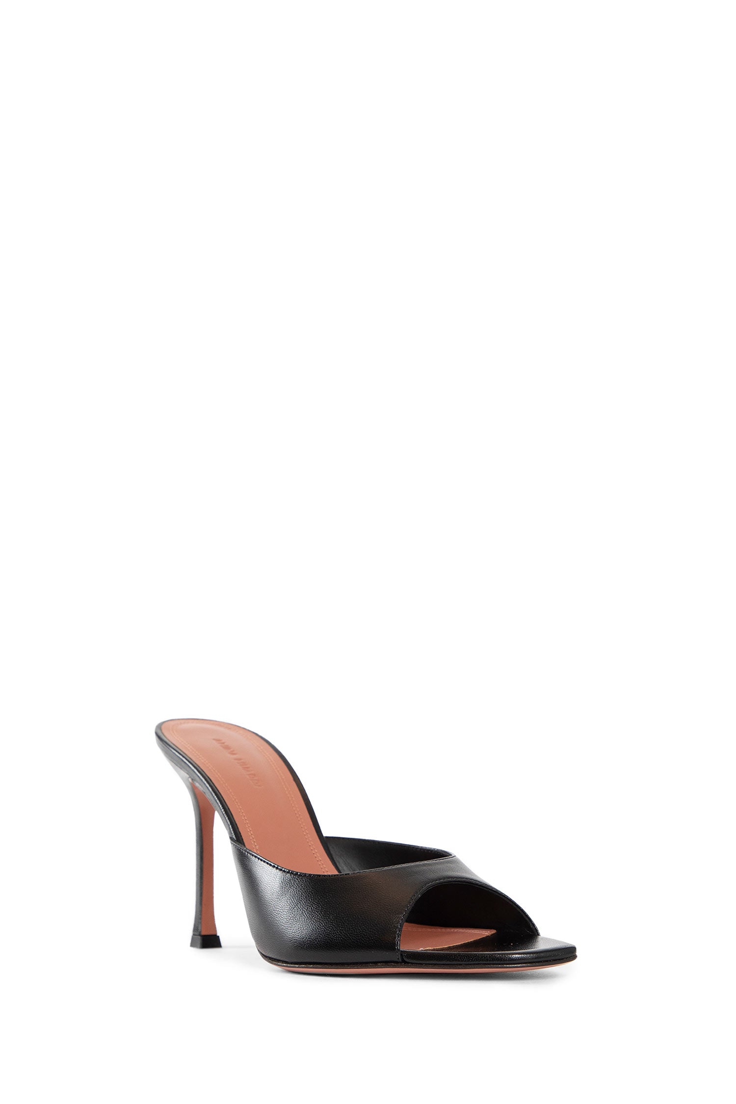 Antonioli AMINA MUADDI WOMAN BLACK SANDALS & SLIDES