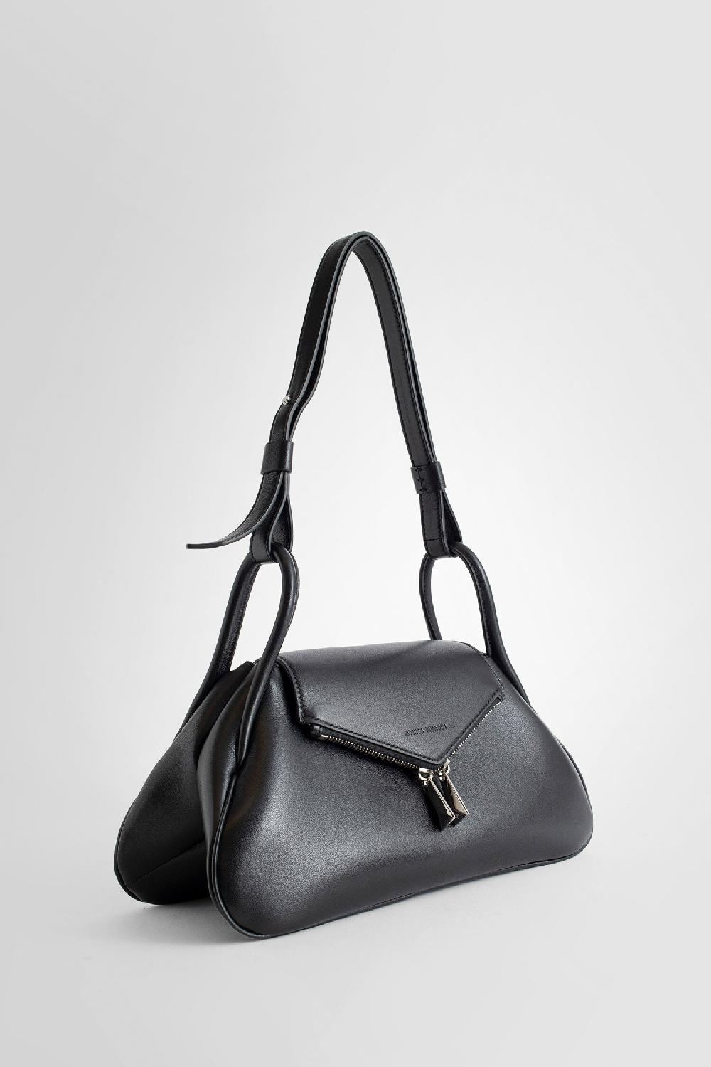 Antonioli AMINA MUADDI WOMAN BLACK SHOULDER BAGS