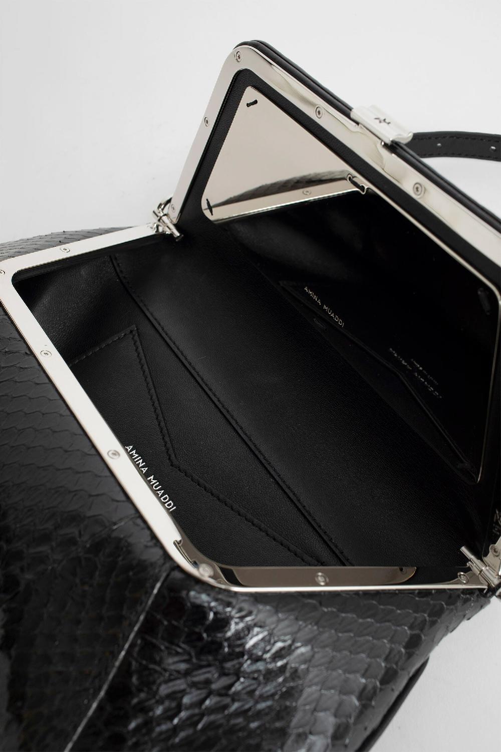 Antonioli AMINA MUADDI WOMAN BLACK SHOULDER BAGS