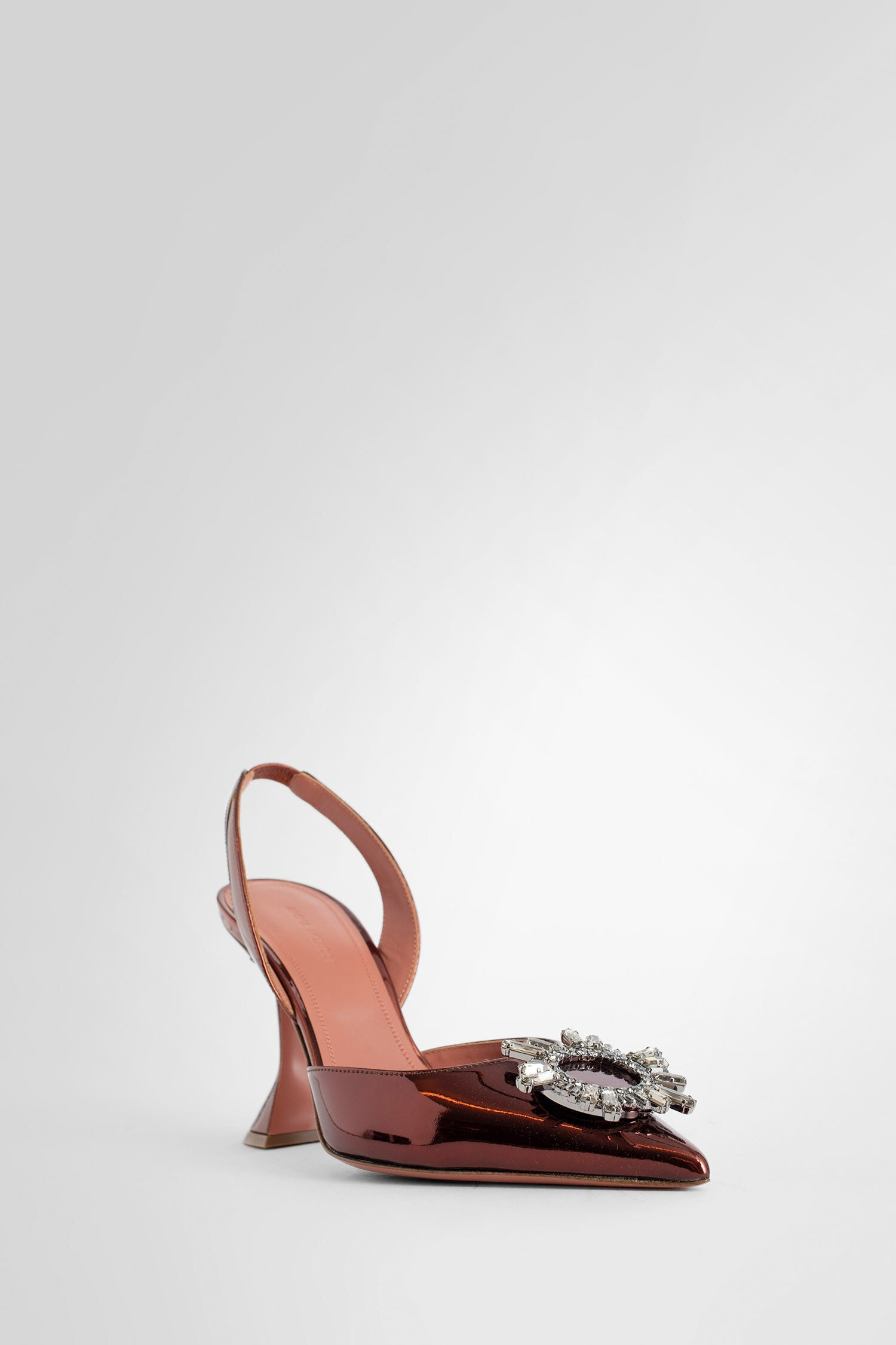 Antonioli AMINA MUADDI WOMAN BROWN PUMPS