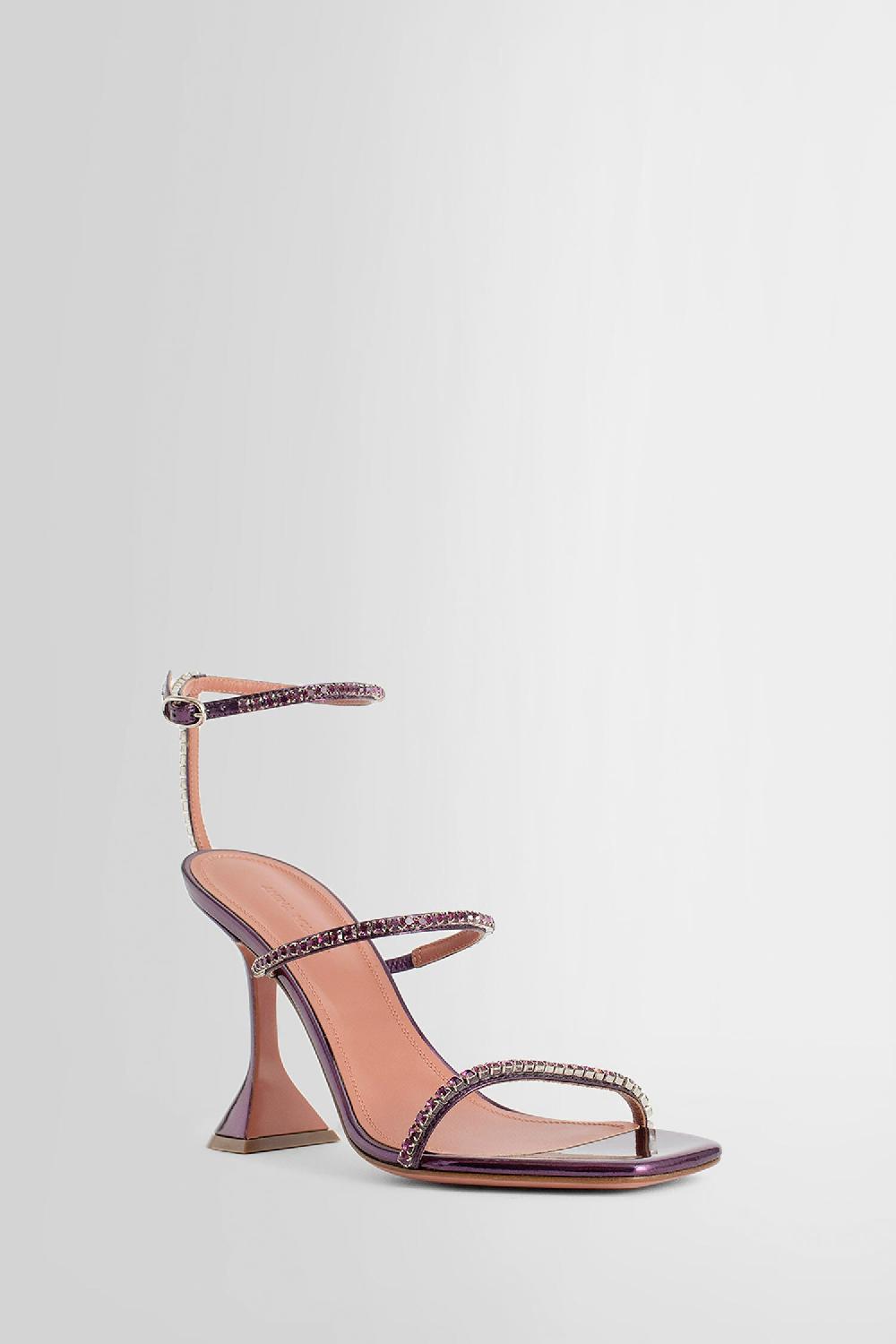 Antonioli AMINA MUADDI WOMAN PURPLE SANDALS & SLIDES