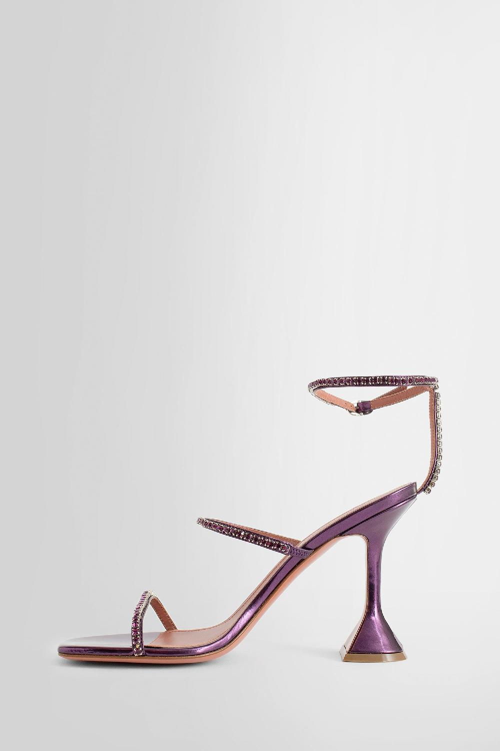 Antonioli AMINA MUADDI WOMAN PURPLE SANDALS & SLIDES