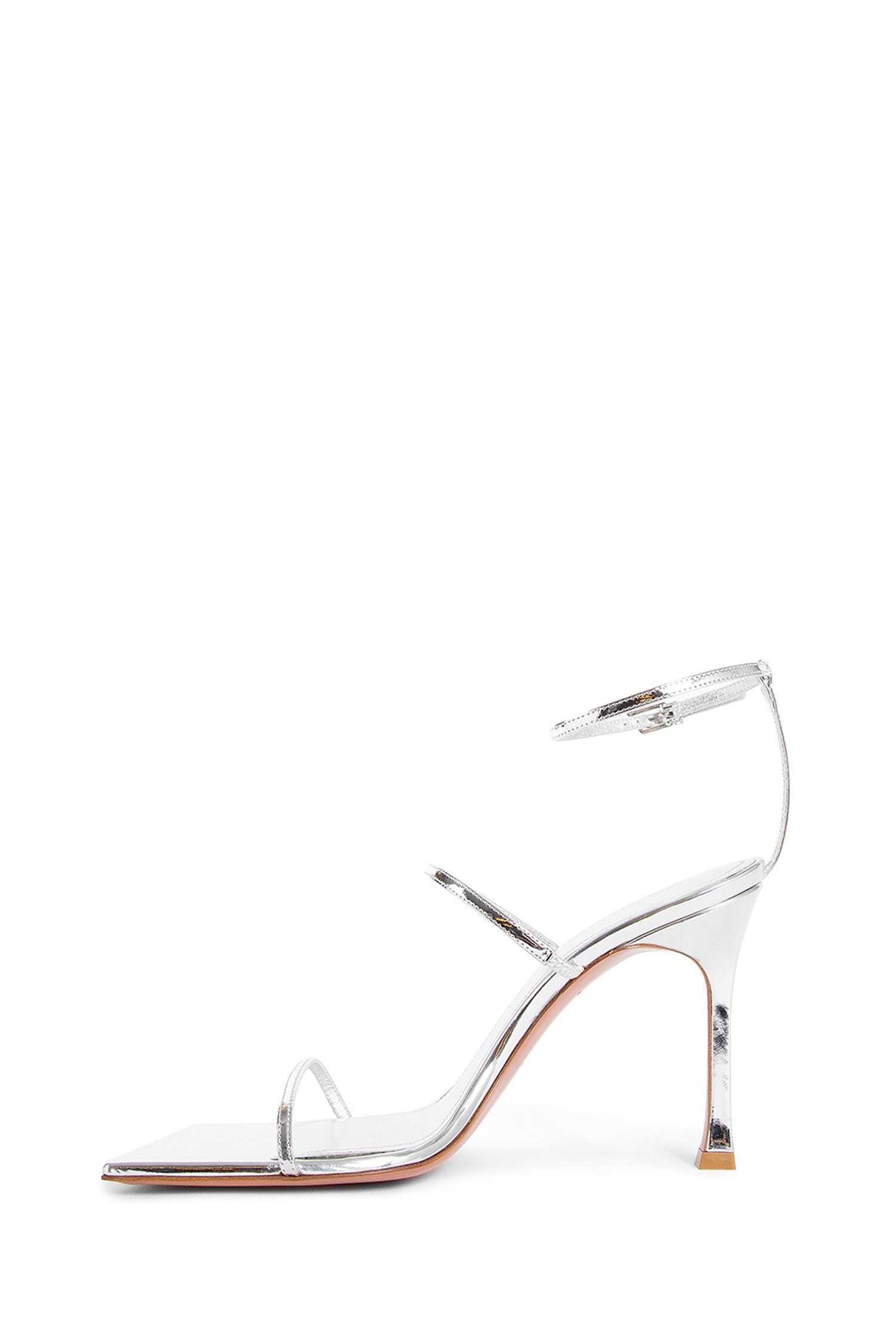 Antonioli AMINA MUADDI WOMAN SILVER SANDALS & SLIDES
