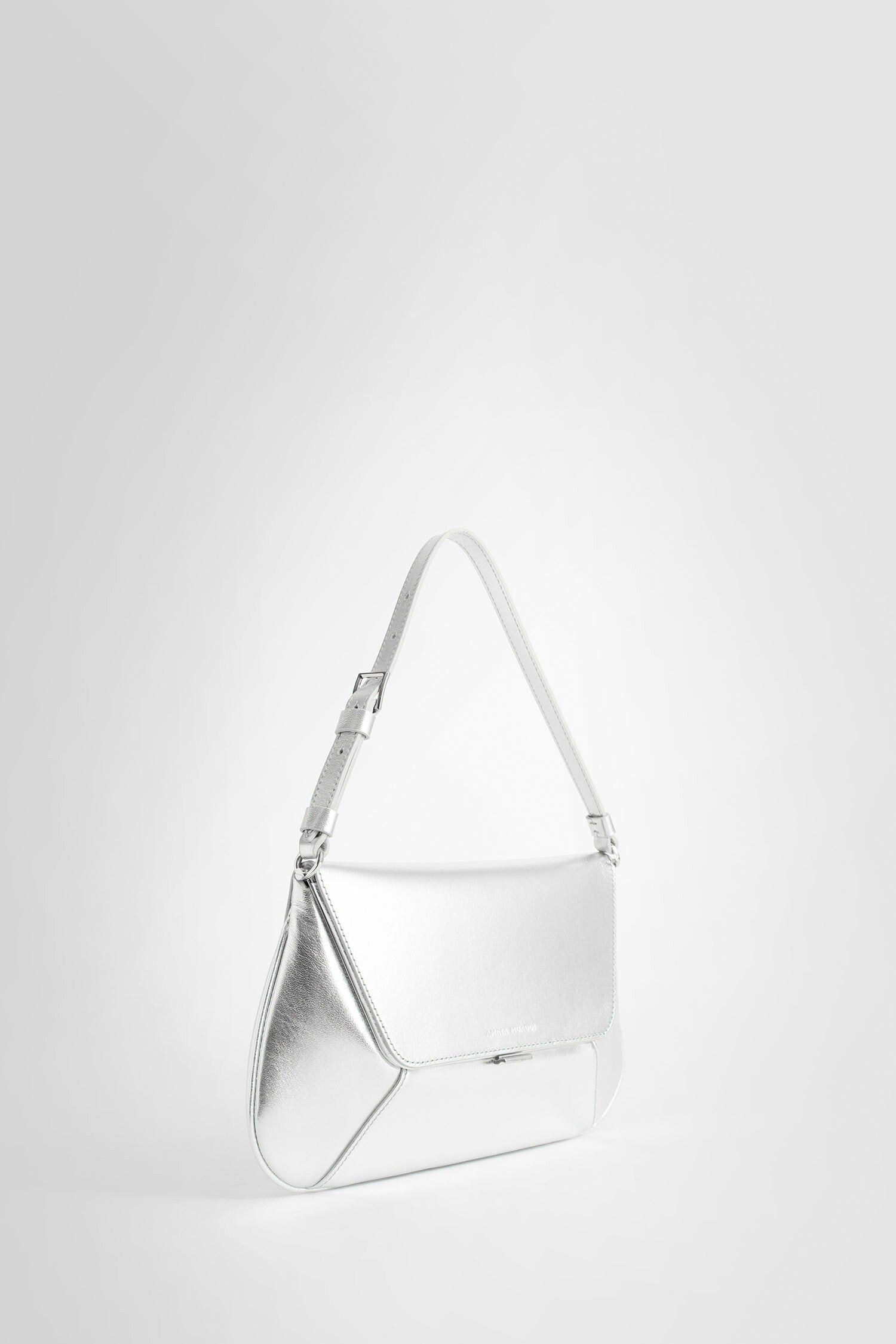Antonioli AMINA MUADDI WOMAN SILVER SHOULDER BAGS
