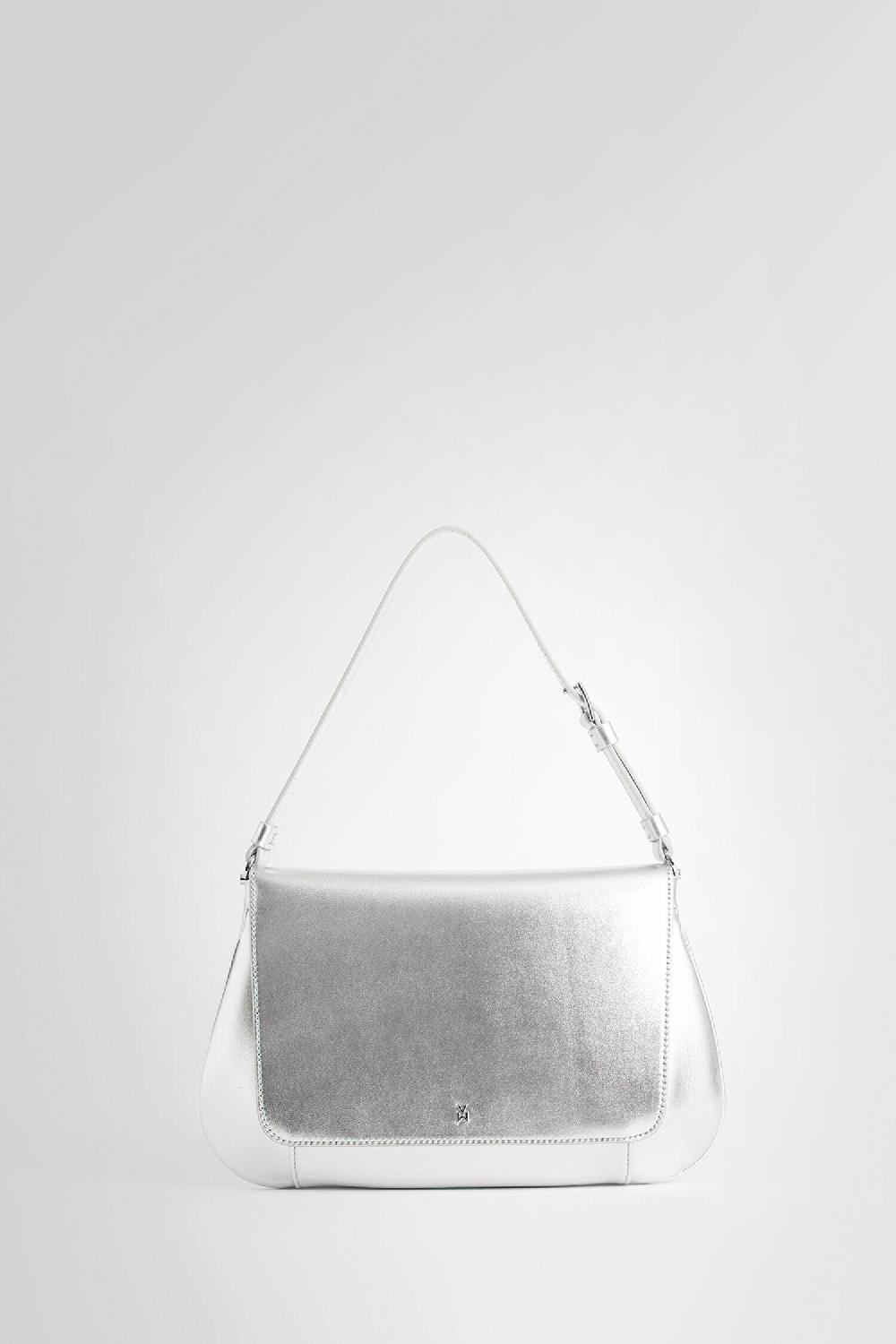 Antonioli AMINA MUADDI WOMAN SILVER SHOULDER BAGS