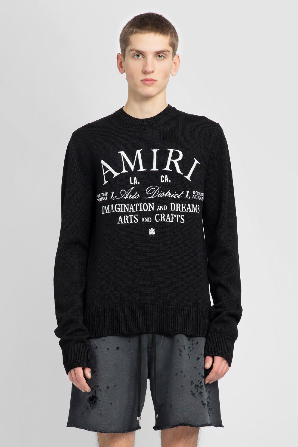Antonioli AMIRI MAN BLACK KNITWEAR