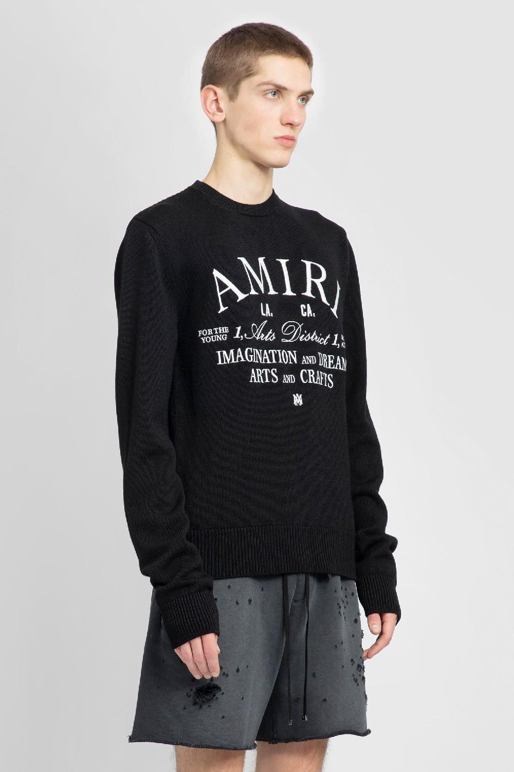 Antonioli AMIRI MAN BLACK KNITWEAR