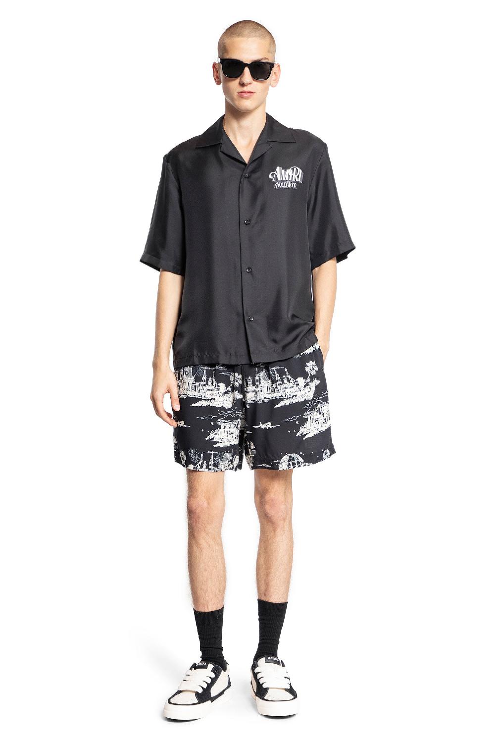Antonioli AMIRI MAN BLACK SHORTS & SKIRTS