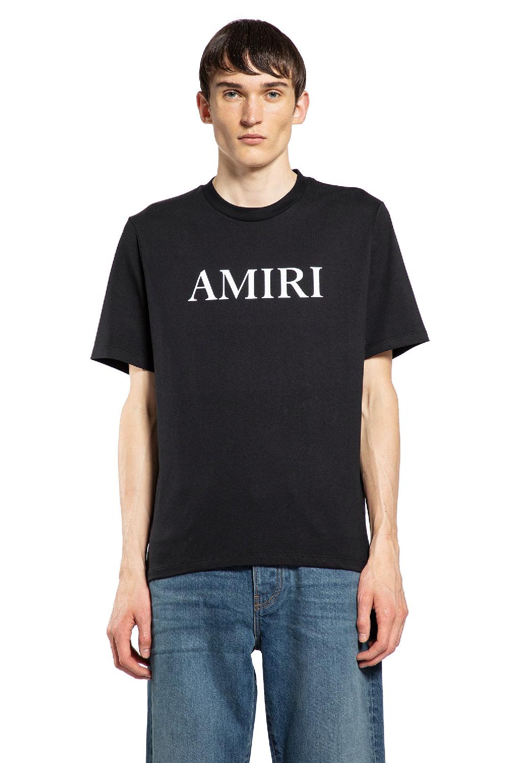 Antonioli AMIRI MAN BLACK T-SHIRTS & TANK TOPS