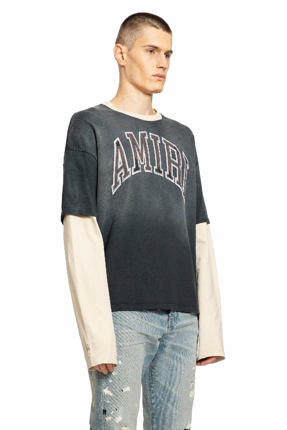 Antonioli AMIRI MAN BLACK T-SHIRTS & TANK TOPS