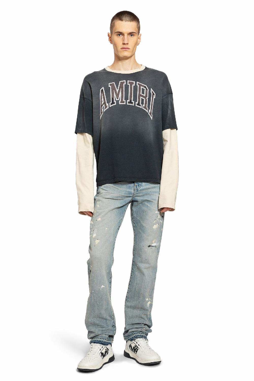 Antonioli AMIRI MAN BLACK T-SHIRTS & TANK TOPS