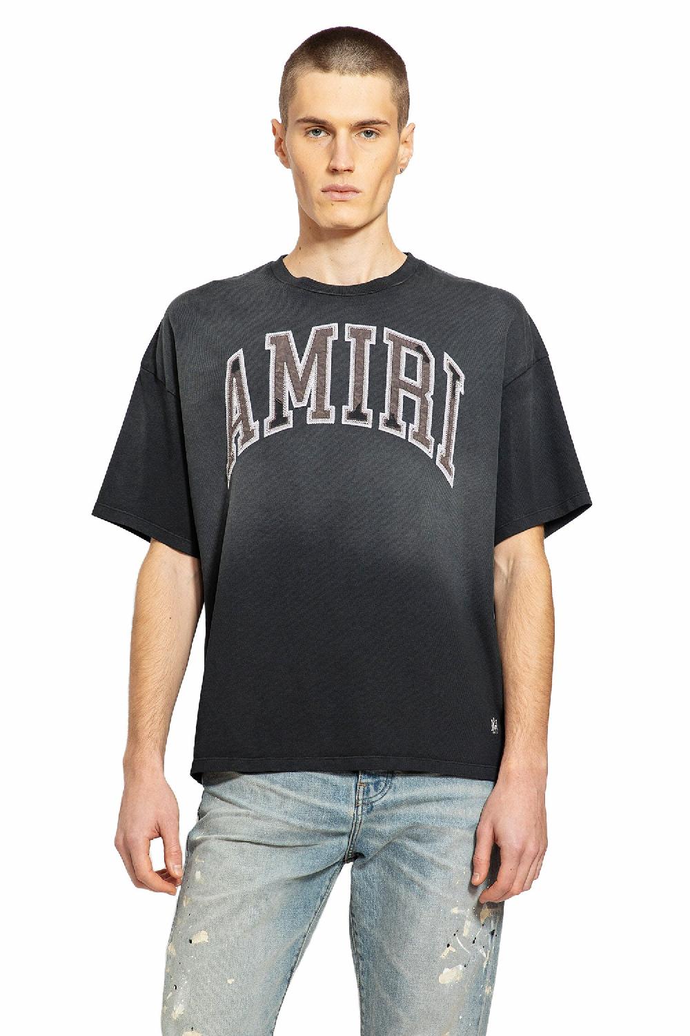 Antonioli AMIRI MAN BLACK T-SHIRTS & TANK TOPS