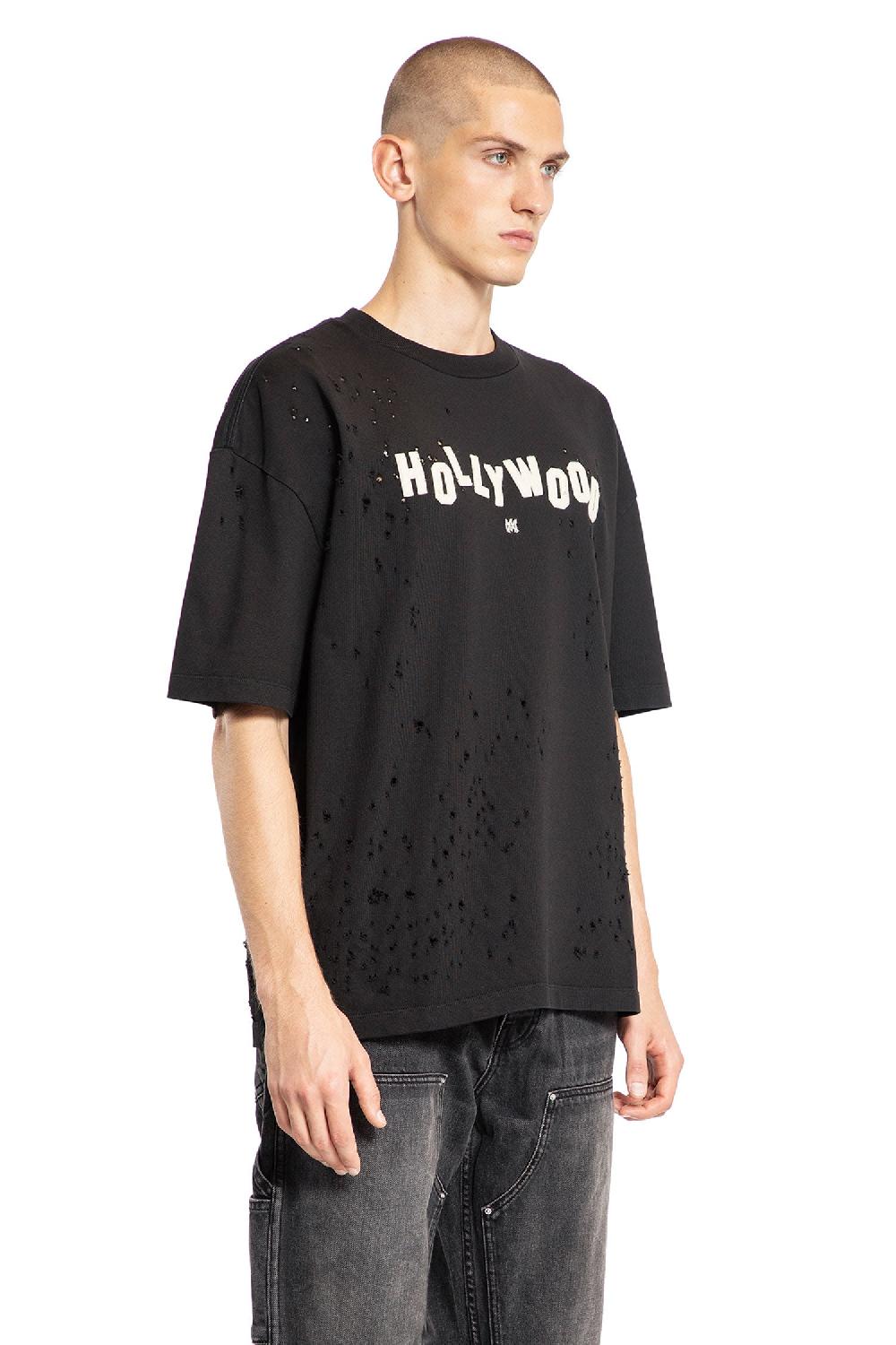 Antonioli AMIRI MAN BLACK T-SHIRTS & TANK TOPS