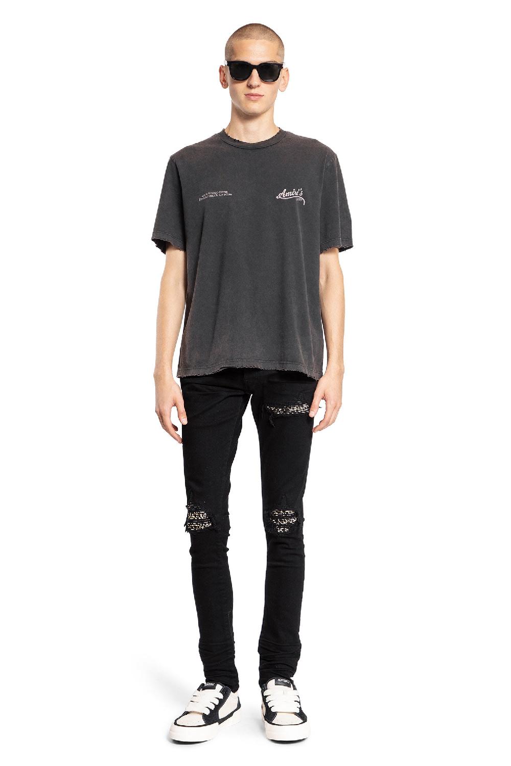 Antonioli AMIRI MAN BLACK T-SHIRTS & TANK TOPS