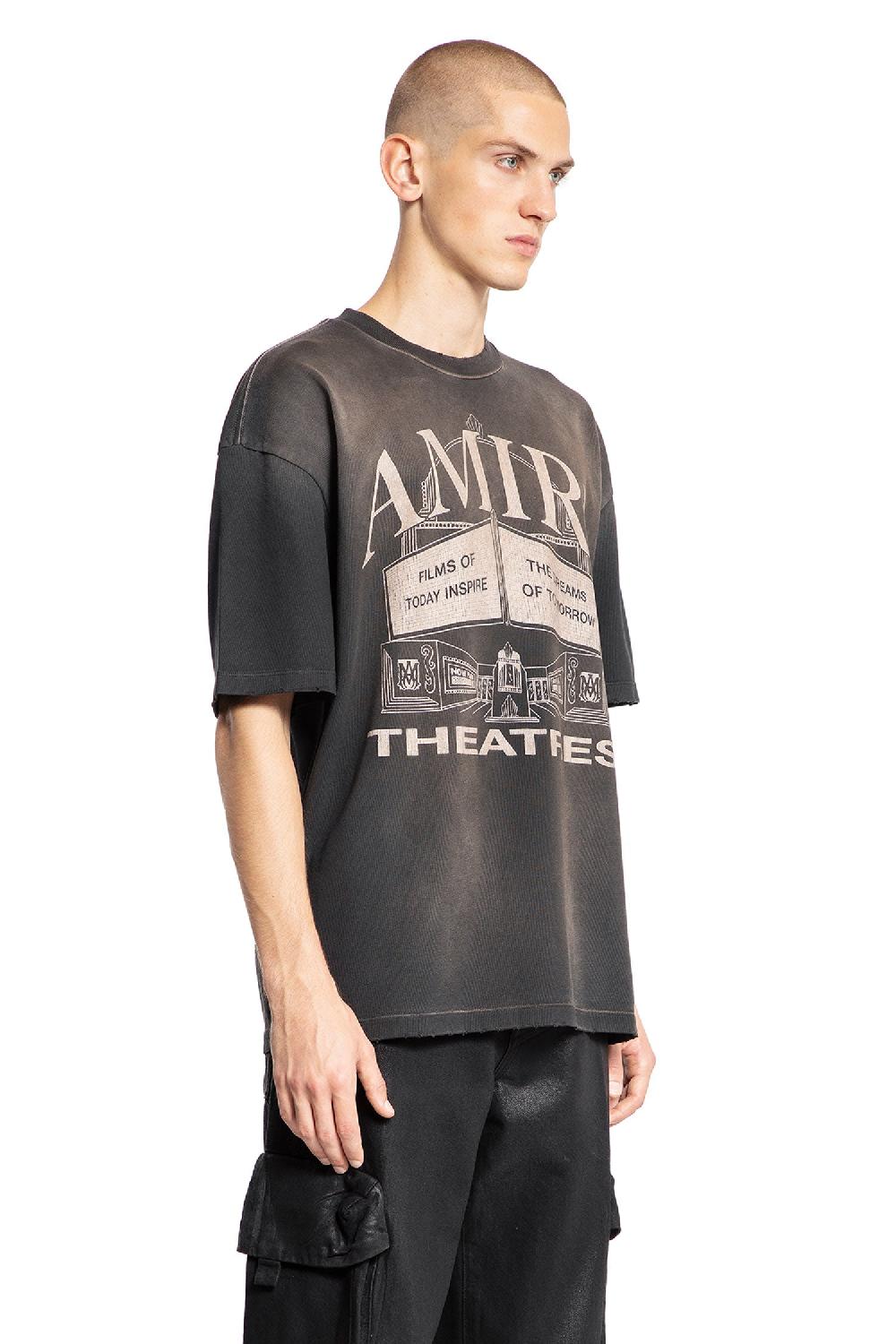 Antonioli AMIRI MAN BLACK T-SHIRTS & TANK TOPS