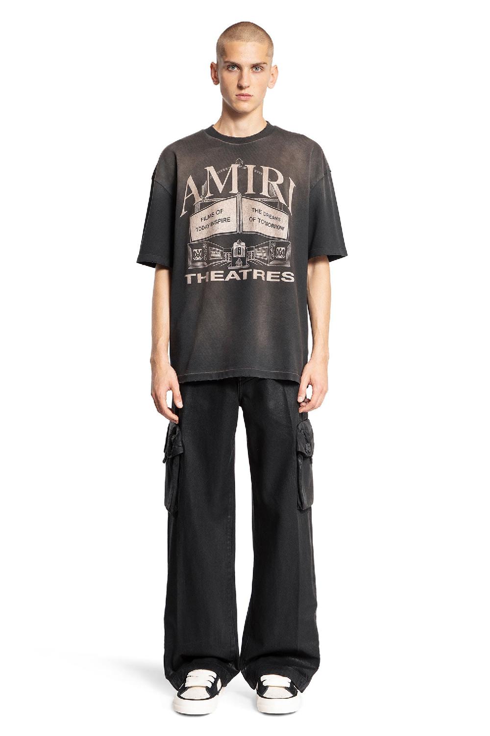 Antonioli AMIRI MAN BLACK T-SHIRTS & TANK TOPS