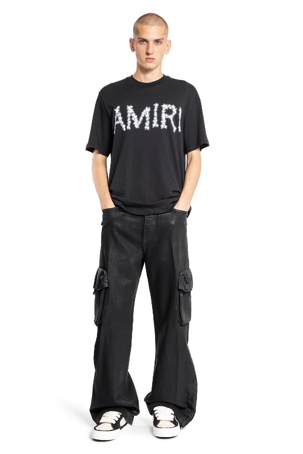 Antonioli AMIRI MAN BLACK T-SHIRTS & TANK TOPS