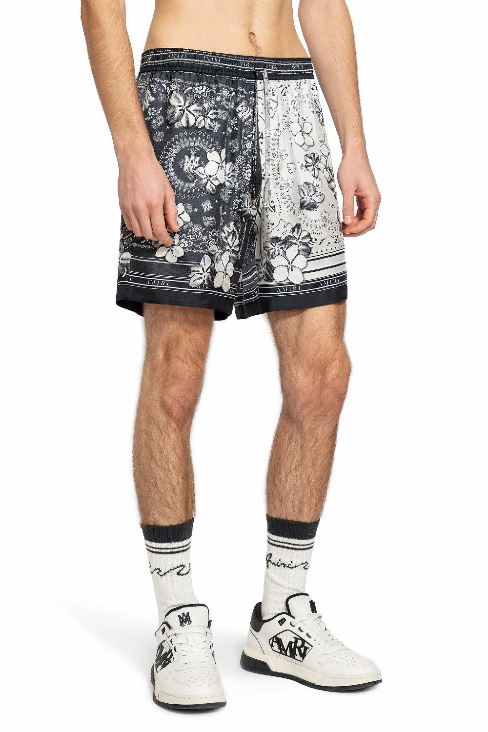Antonioli AMIRI MAN BLACK&WHITE SHORTS & SKIRTS