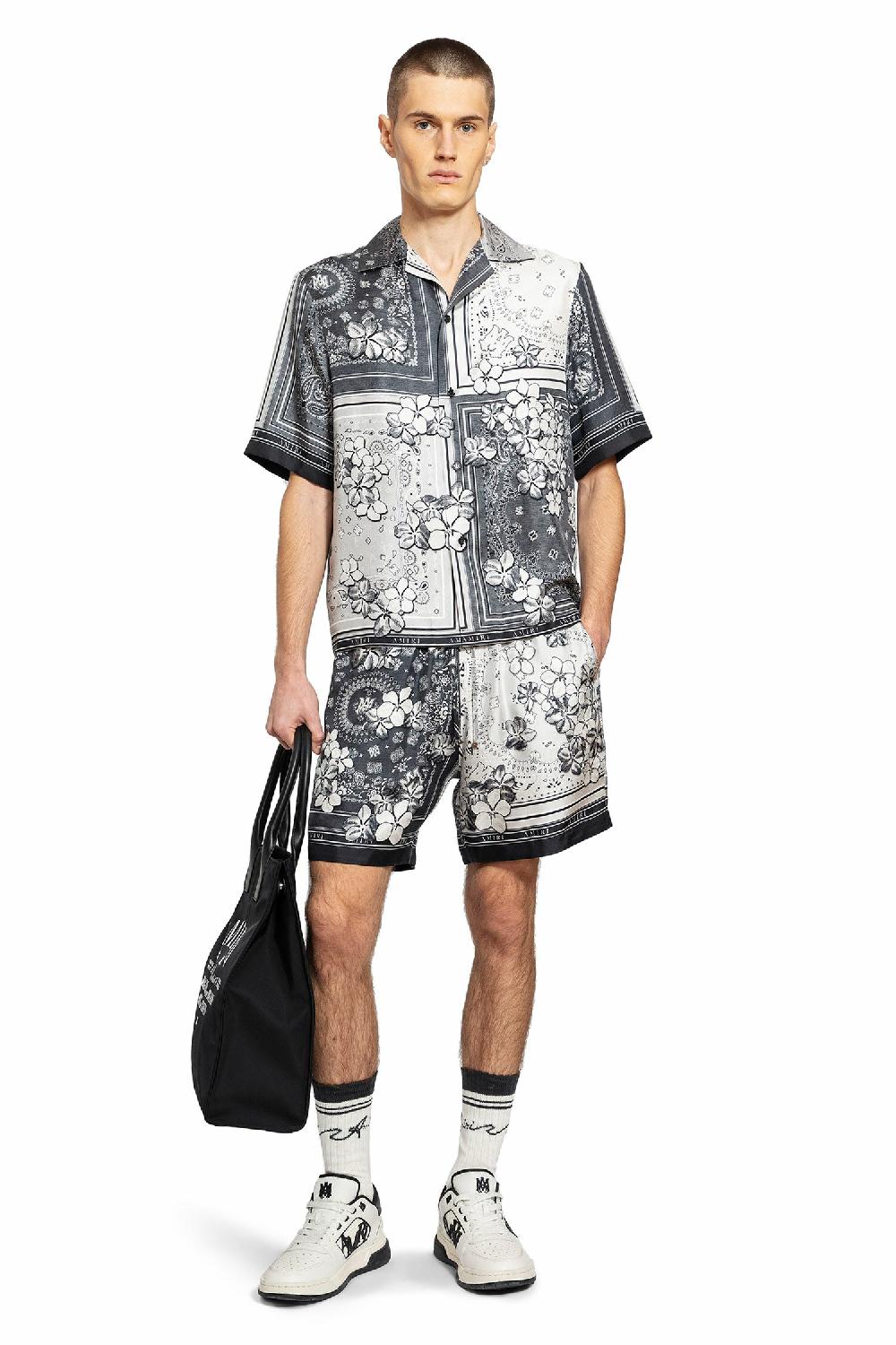 Antonioli AMIRI MAN BLACK&WHITE SHORTS & SKIRTS