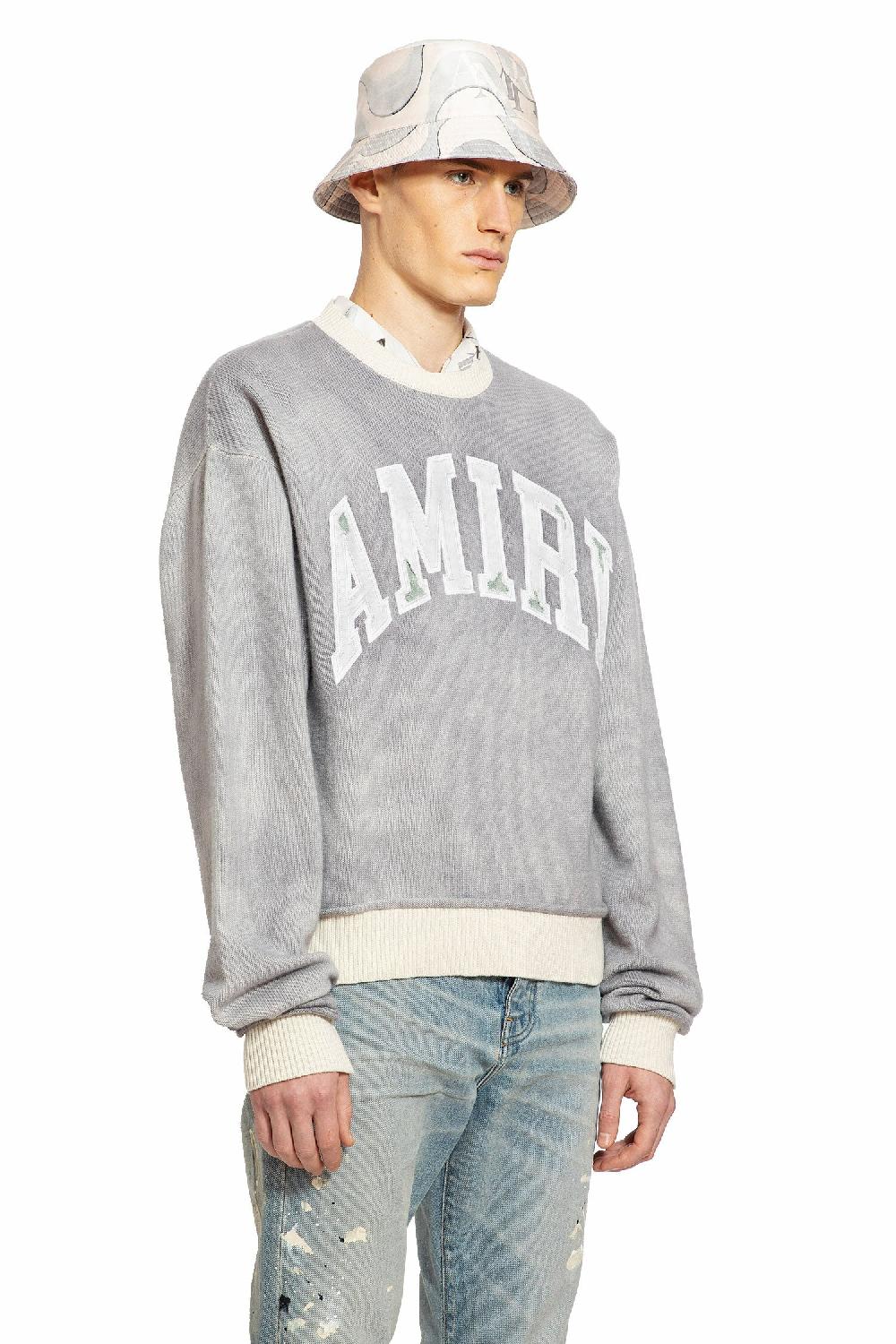 Antonioli AMIRI MAN GREY KNITWEAR