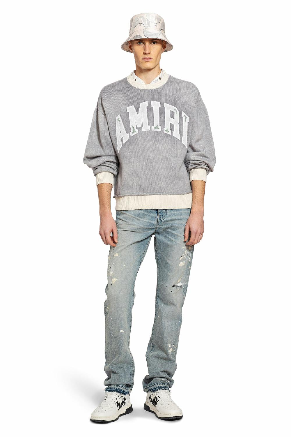 Antonioli AMIRI MAN GREY KNITWEAR