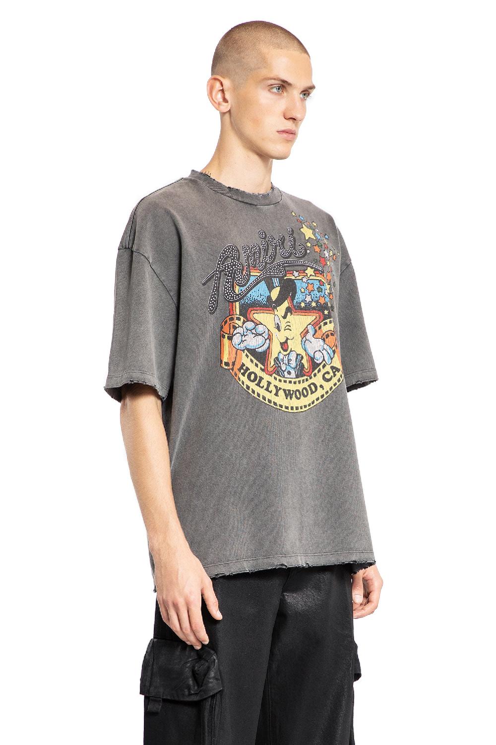 Antonioli AMIRI MAN GREY T-SHIRTS & TANK TOPS