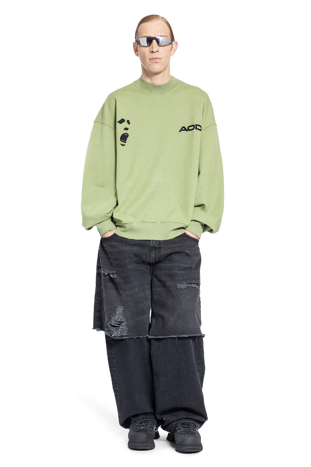 Antonioli AN OTHER DATE MAN GREEN SWEATSHIRTS
