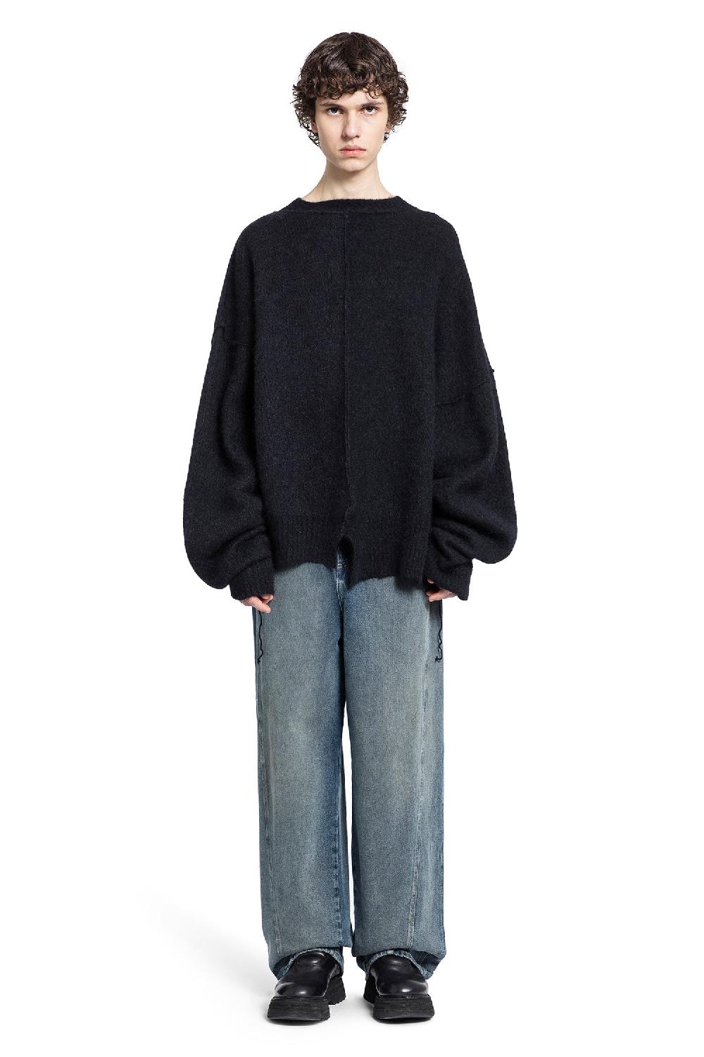 Antonioli ANDREA YA AQOV MAN BLACK KNITWEAR