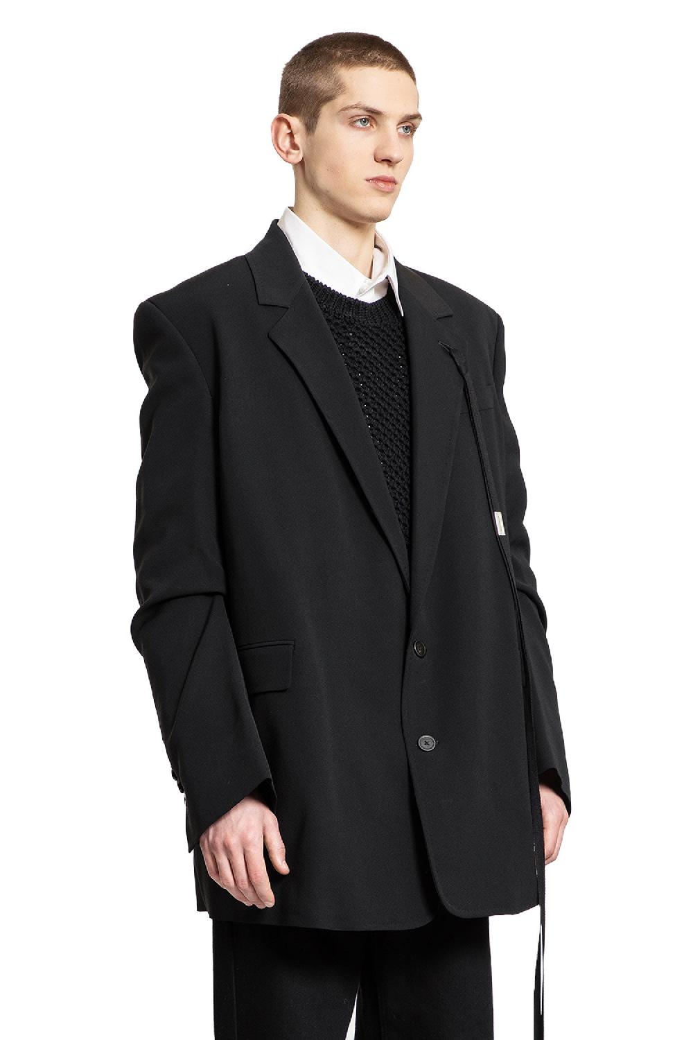 Antonioli ANN DEMEULEMEESTER MAN BLACK BLAZERS