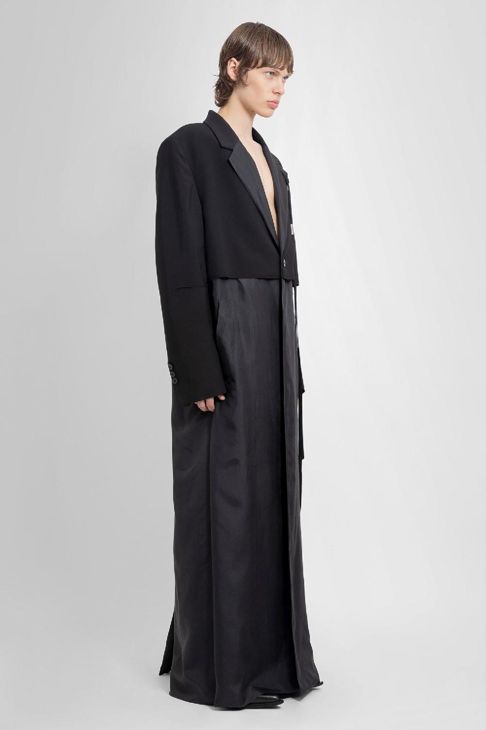 Antonioli ANN DEMEULEMEESTER MAN BLACK COATS