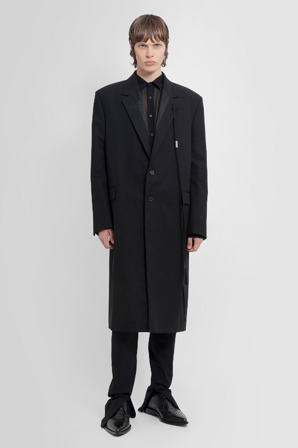 Antonioli ANN DEMEULEMEESTER MAN BLACK COATS